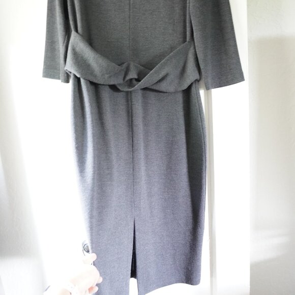 Lafayette 148 New York Grey Dress - Picture 3 of 14